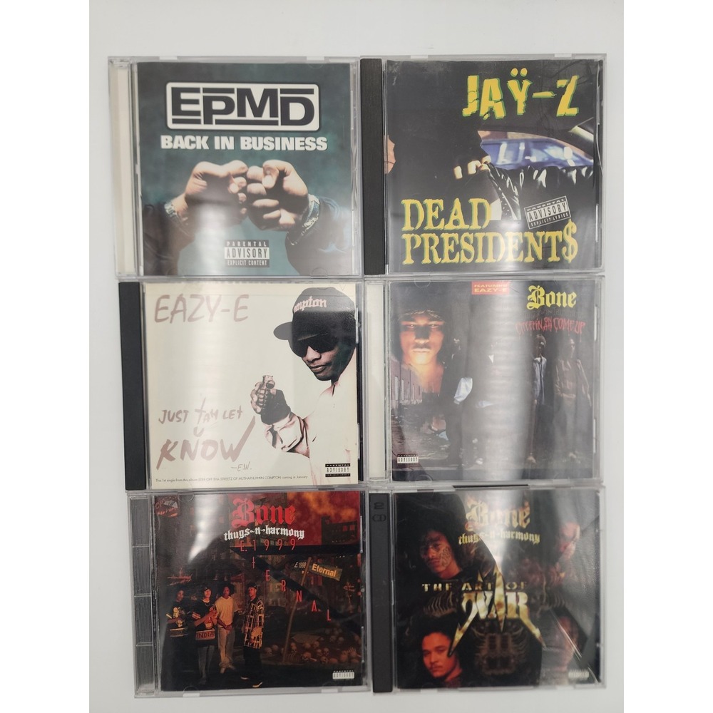 1990s Hip Hop Rap CD Lot Of 14 Bone Thugs Eazy E Jay Z No Limit So So Def - Picture 5 of 9
